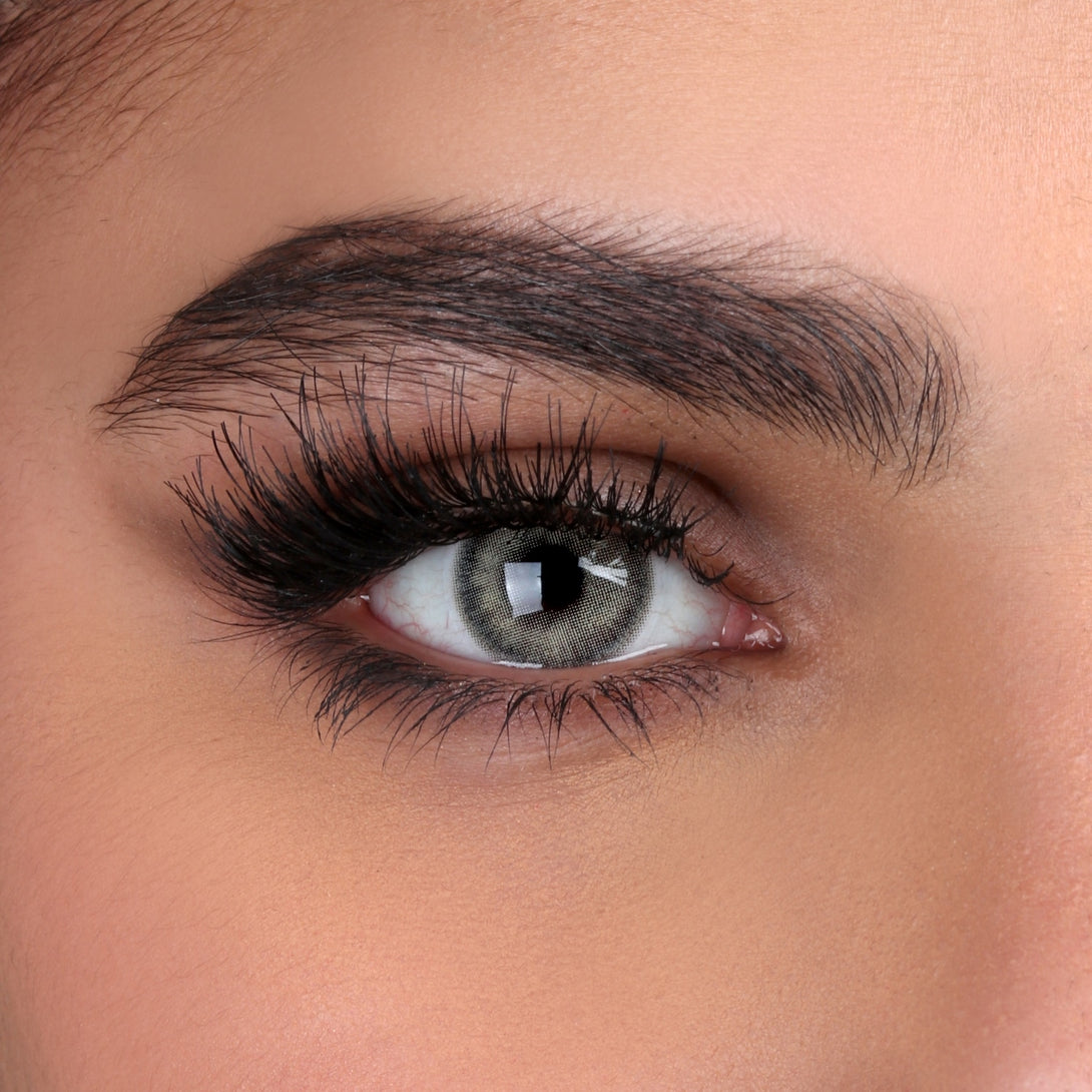 Bright Gray Colored Contact Lenses – Luminous Elegance, Naturally Defined