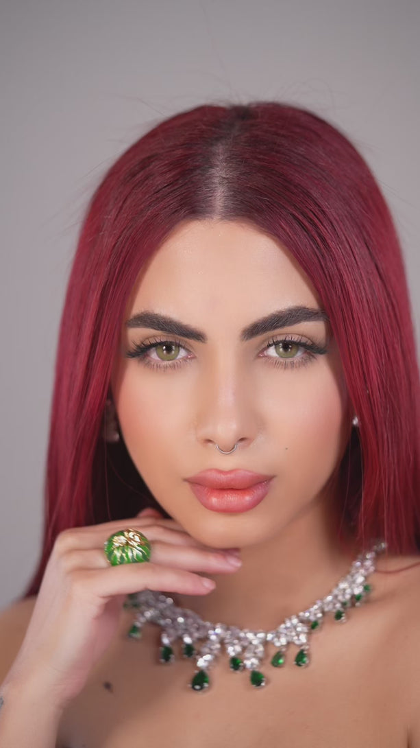 Hazelnad Green Colored Contact Lenses – Soft Elegance with a Bold Twist