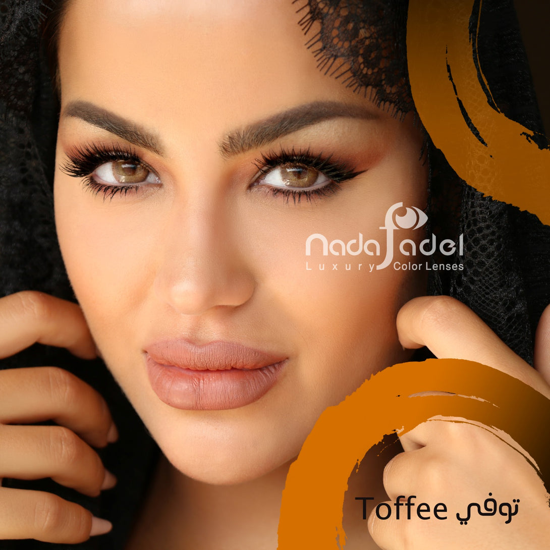 Toffee Brown Colored Contact Lenses