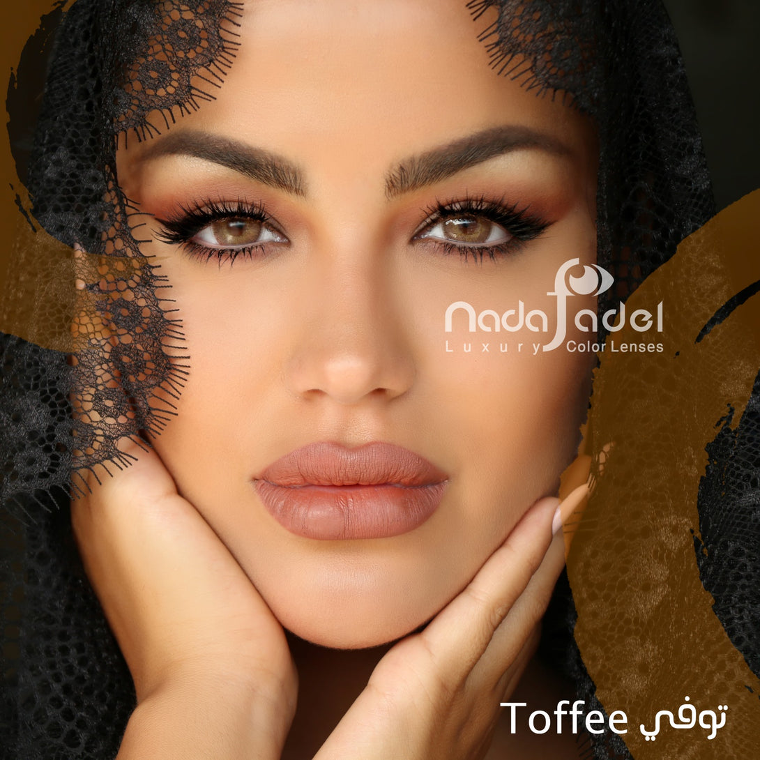 Toffee Brown Colored Contact Lenses